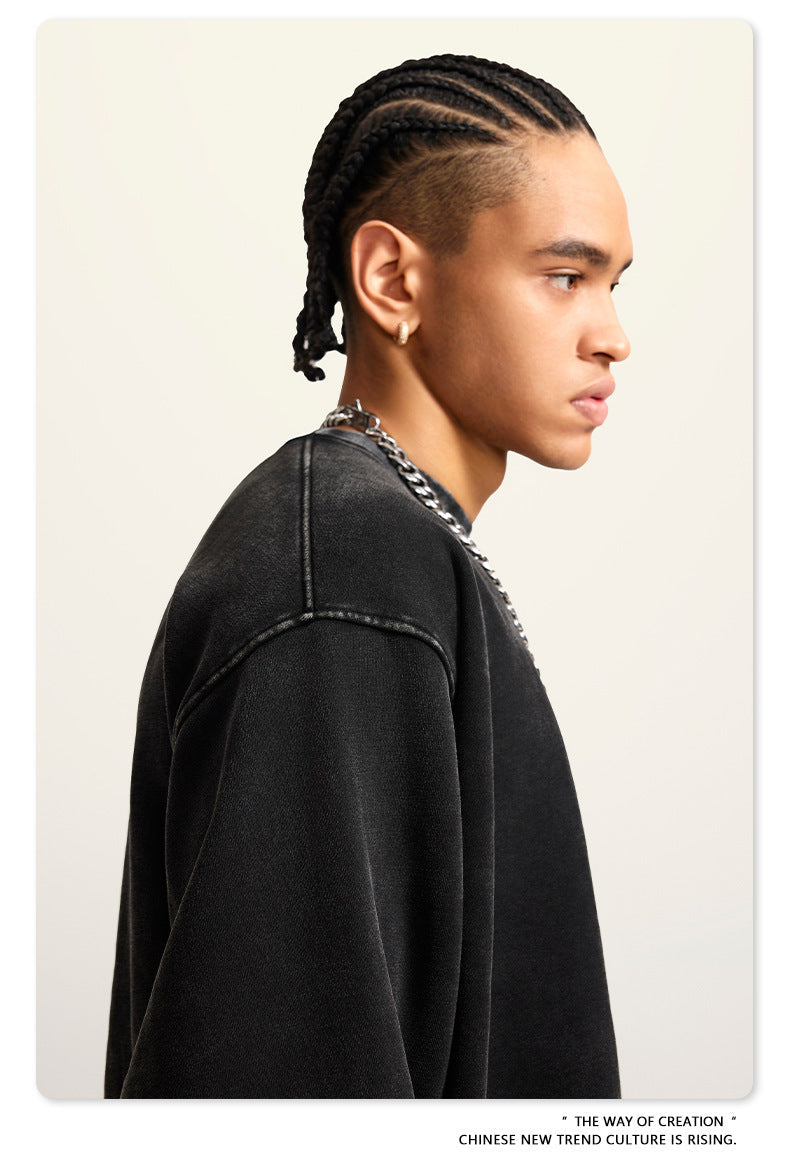 Oversize Washed Sweatshirt