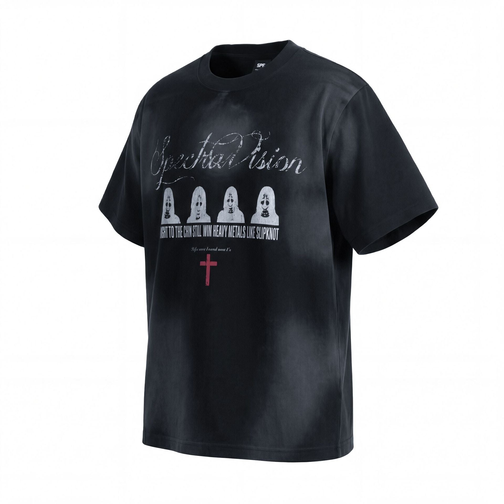 Washed Graphic Print Short Sleeve T-Shirt
