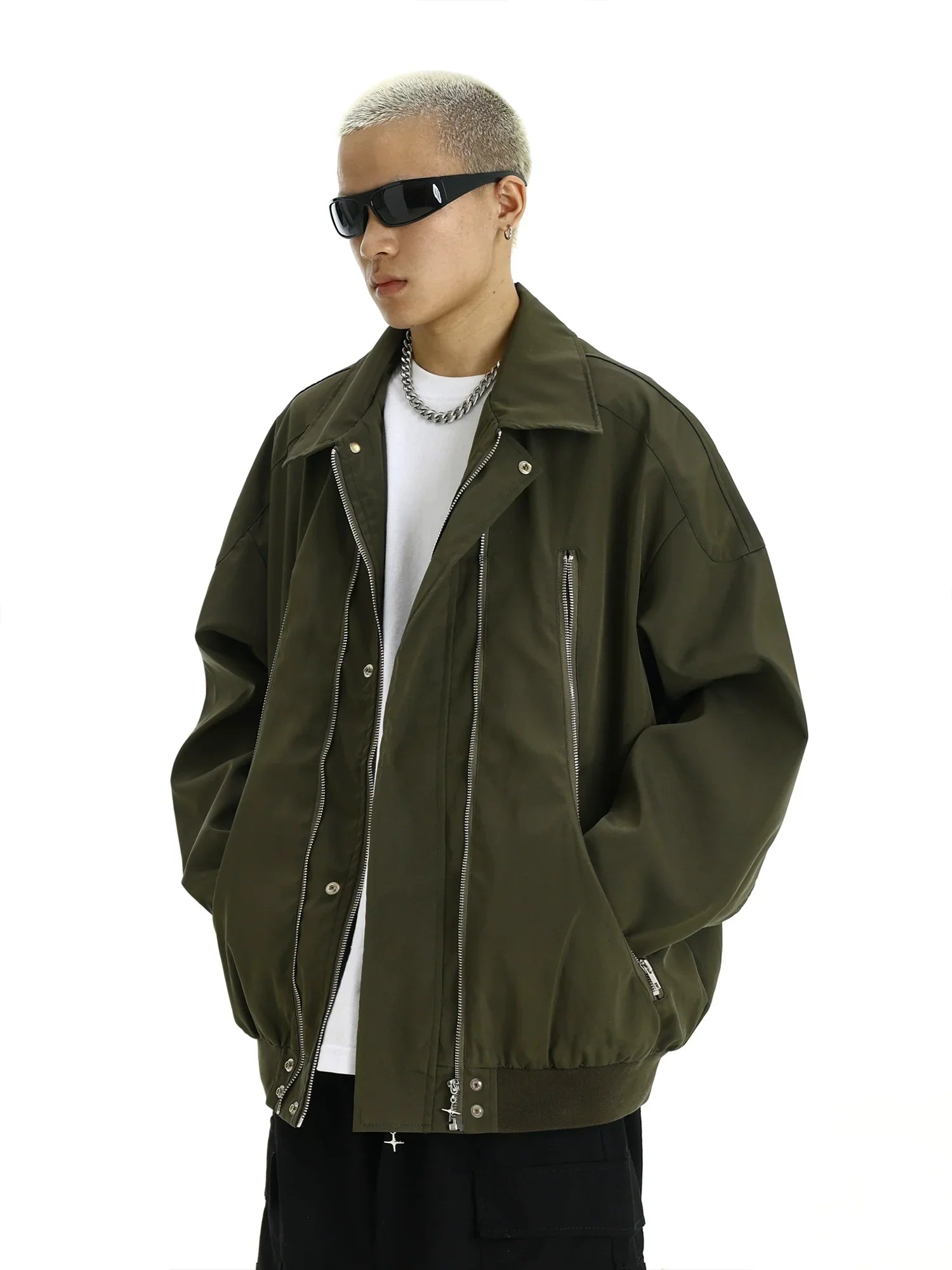 Oversize Zipper Jacket