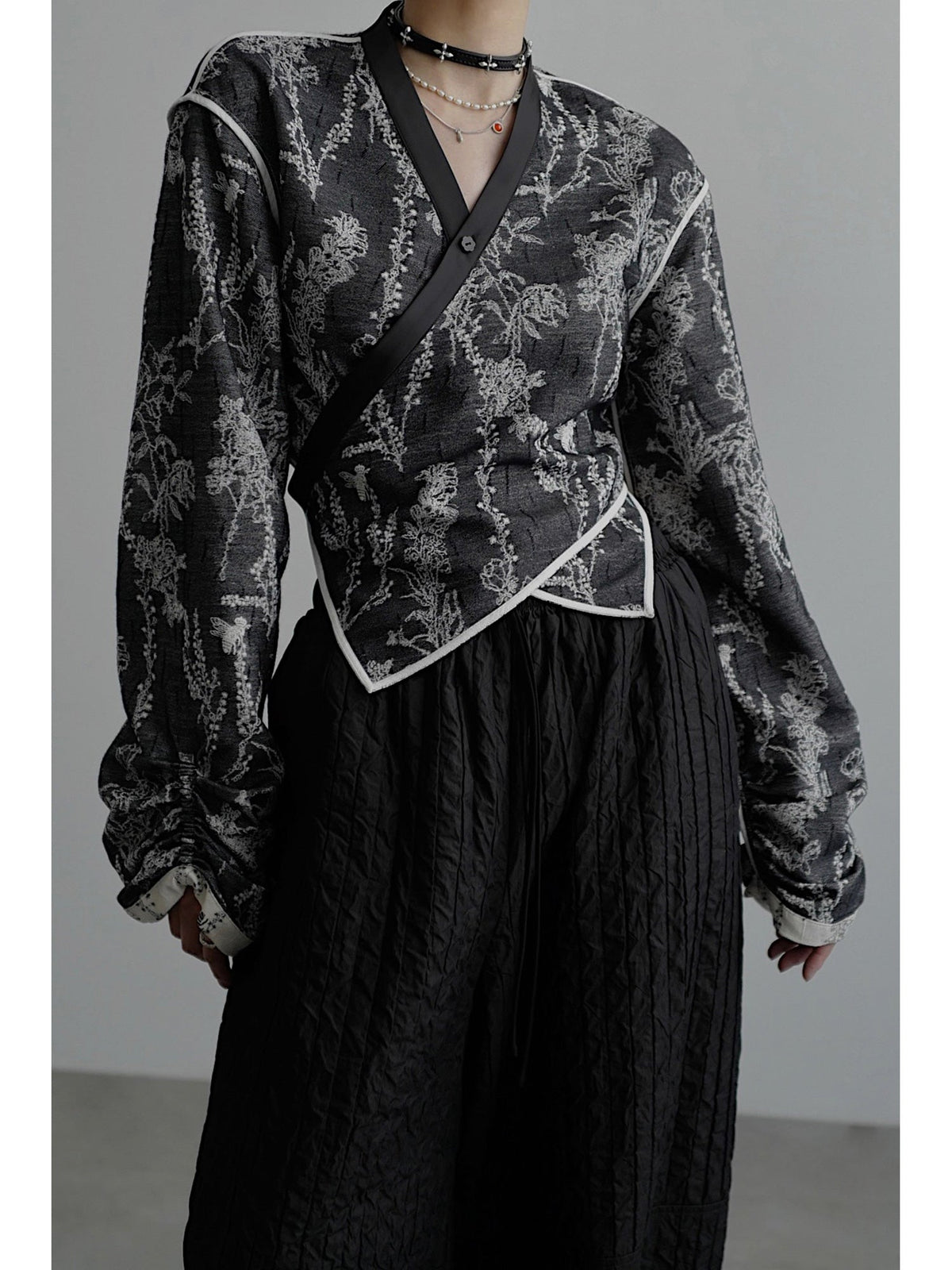 Reversible Placket Tie Shirt