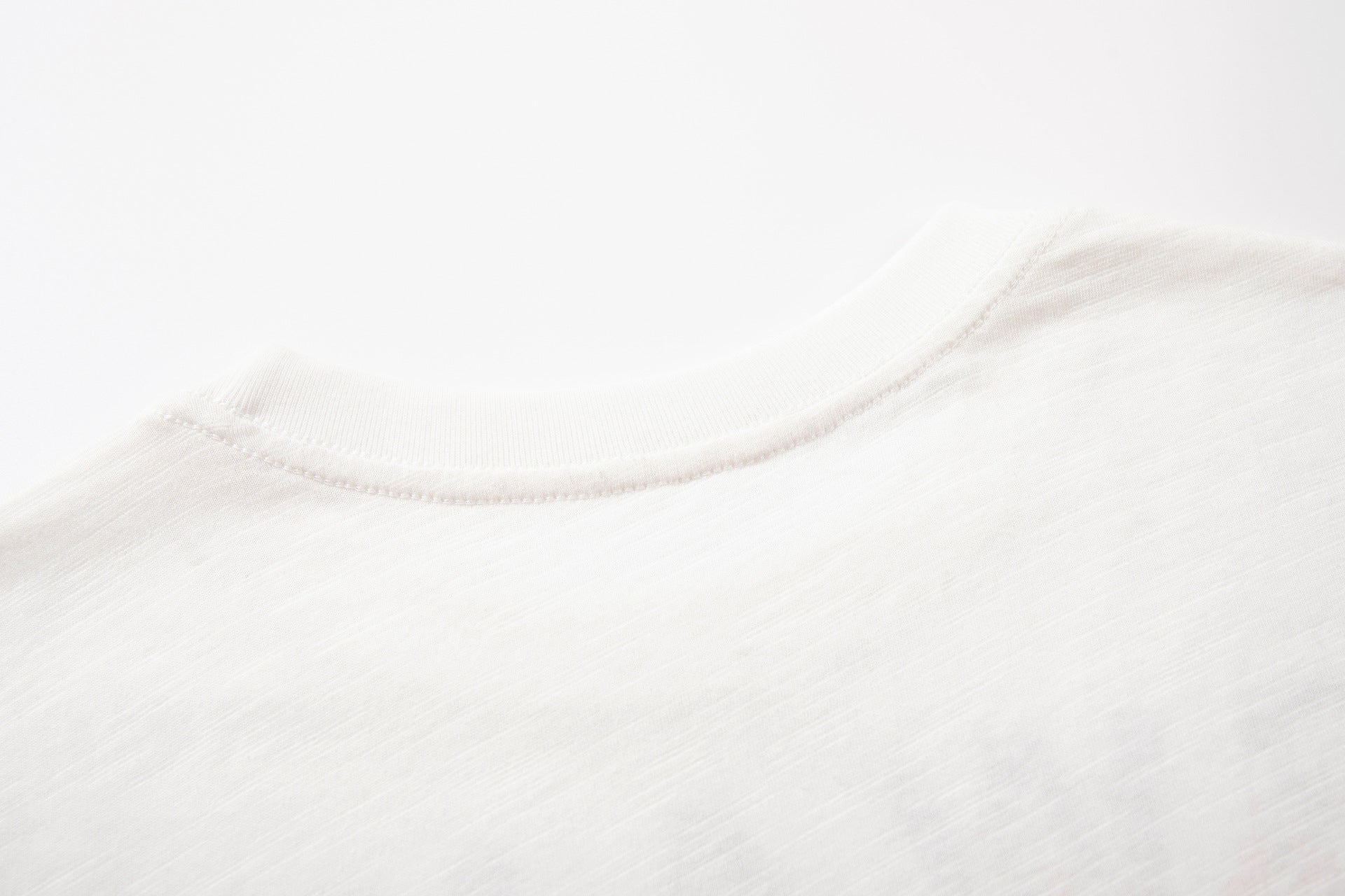 Slub Cotton Graphic Print Short Sleeve T-Shirt
