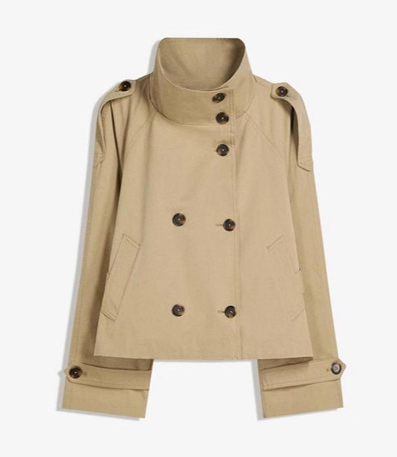 Basic Strapped Trench Coat
