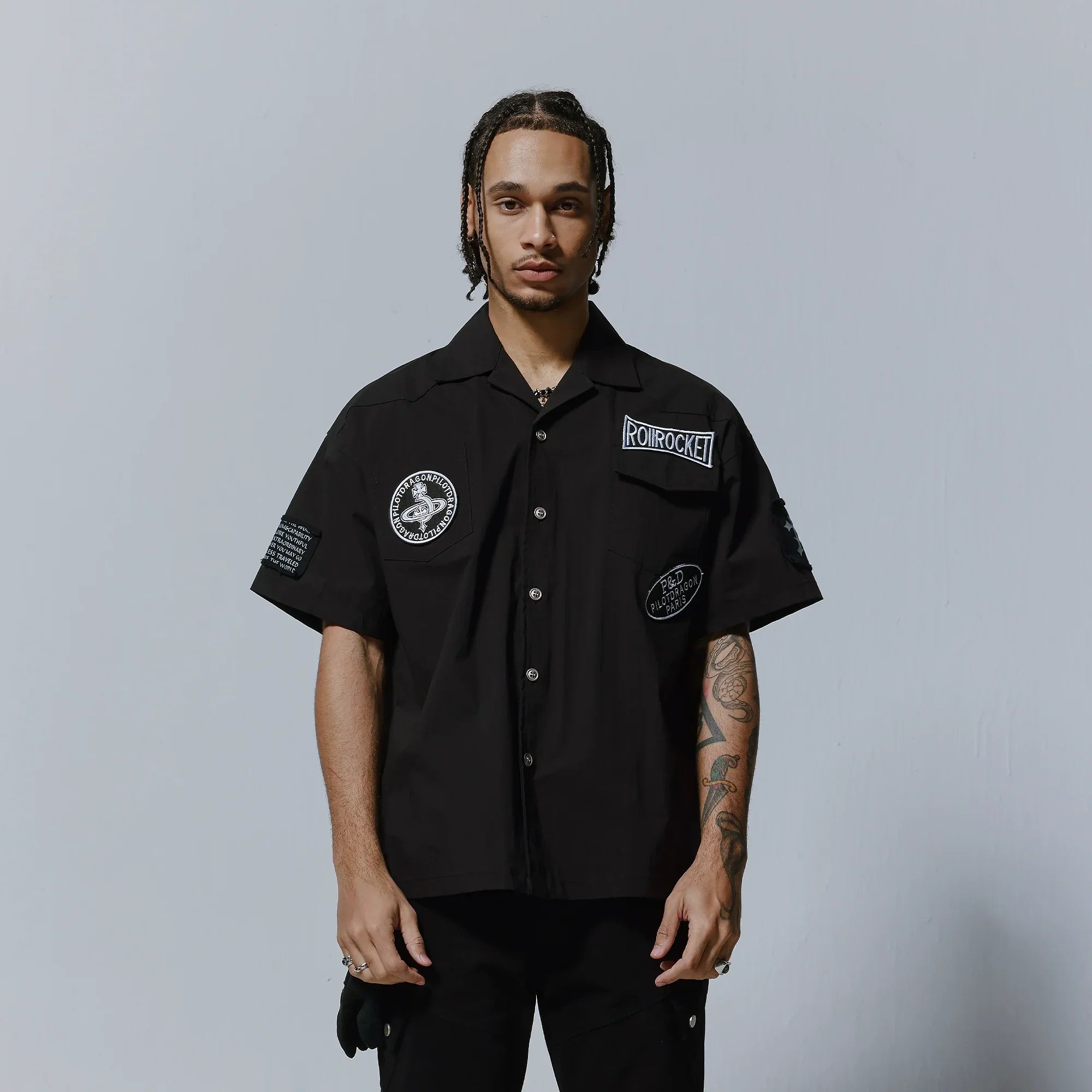 Embroidery Logo Design Short Sleeve Shirt