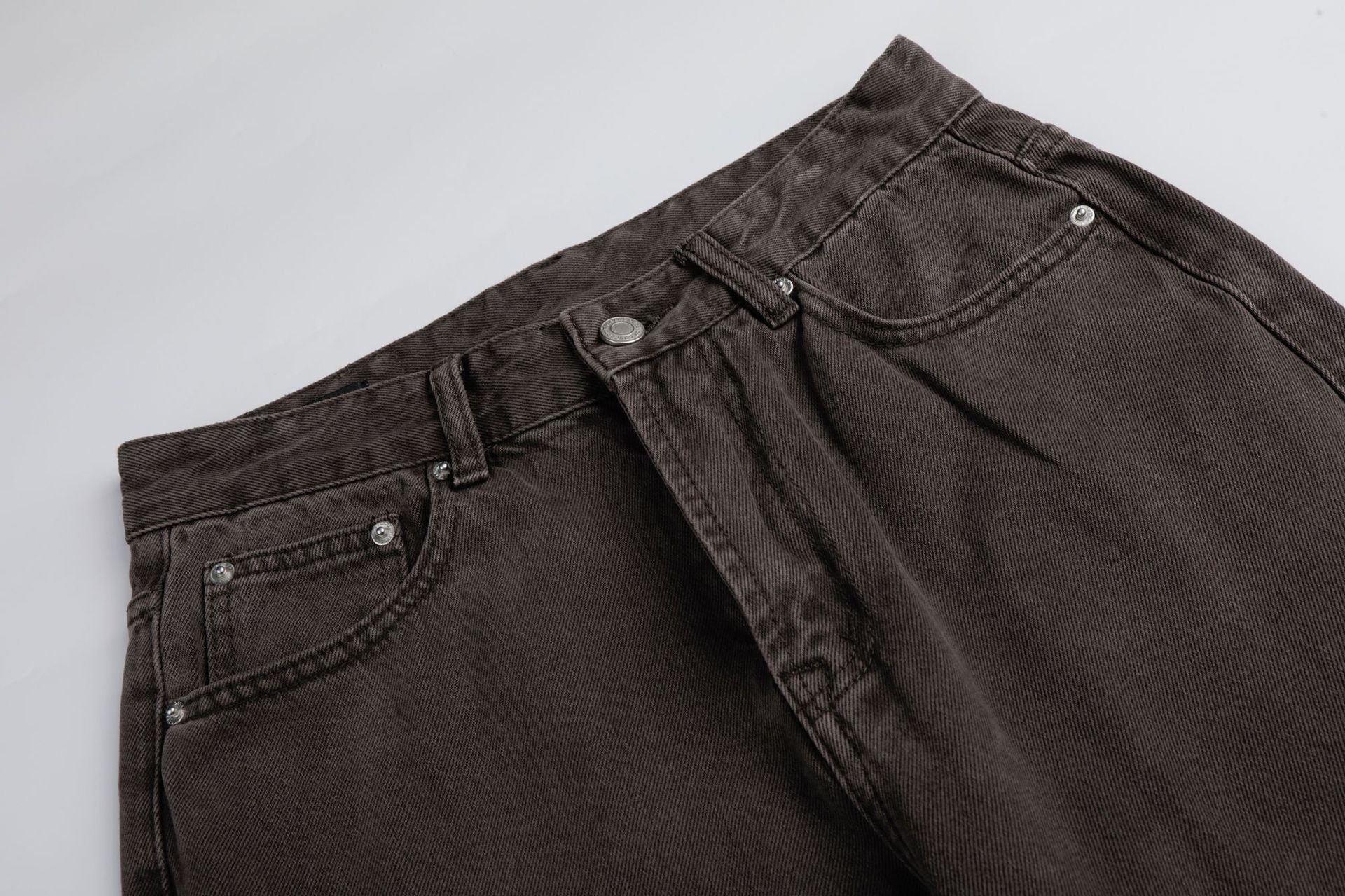 Washed Fade Wide Leg Denim Jeans