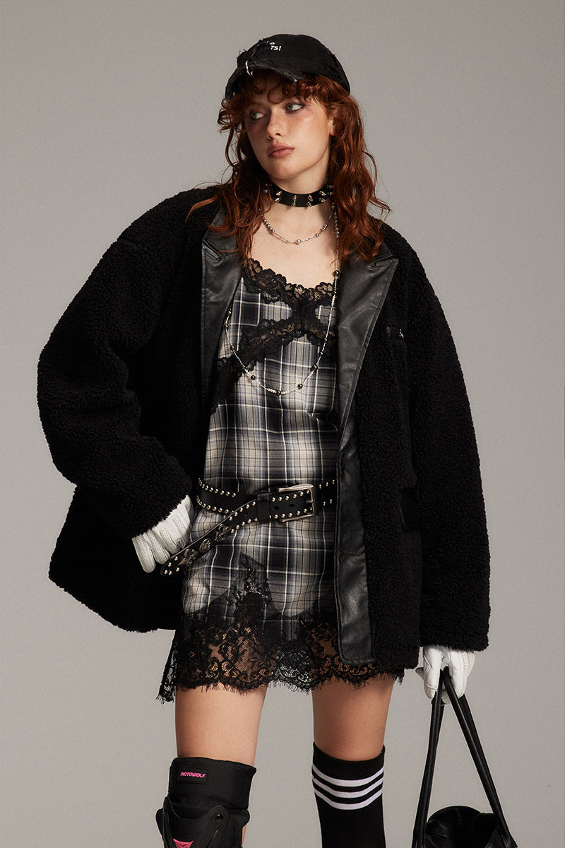 Retro Loose Padded Wool Jacket