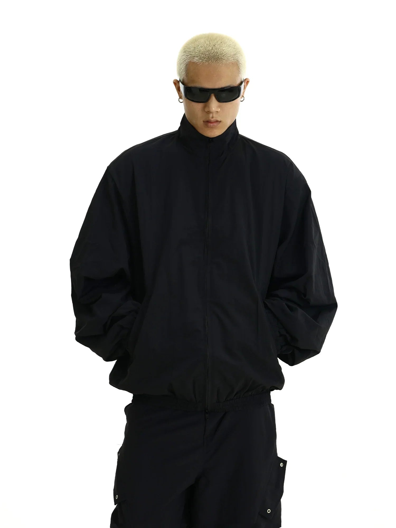 Stand Neck Zipper Jacket