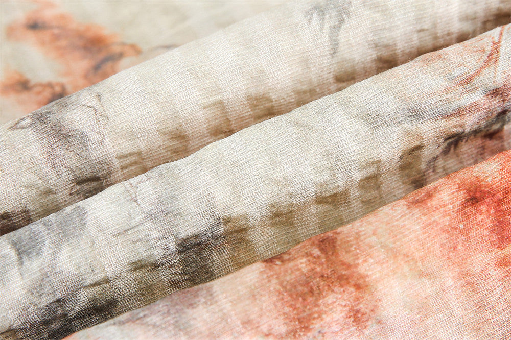 Inktverfschilderij Tie-Dye Korte Mouwen Shirt