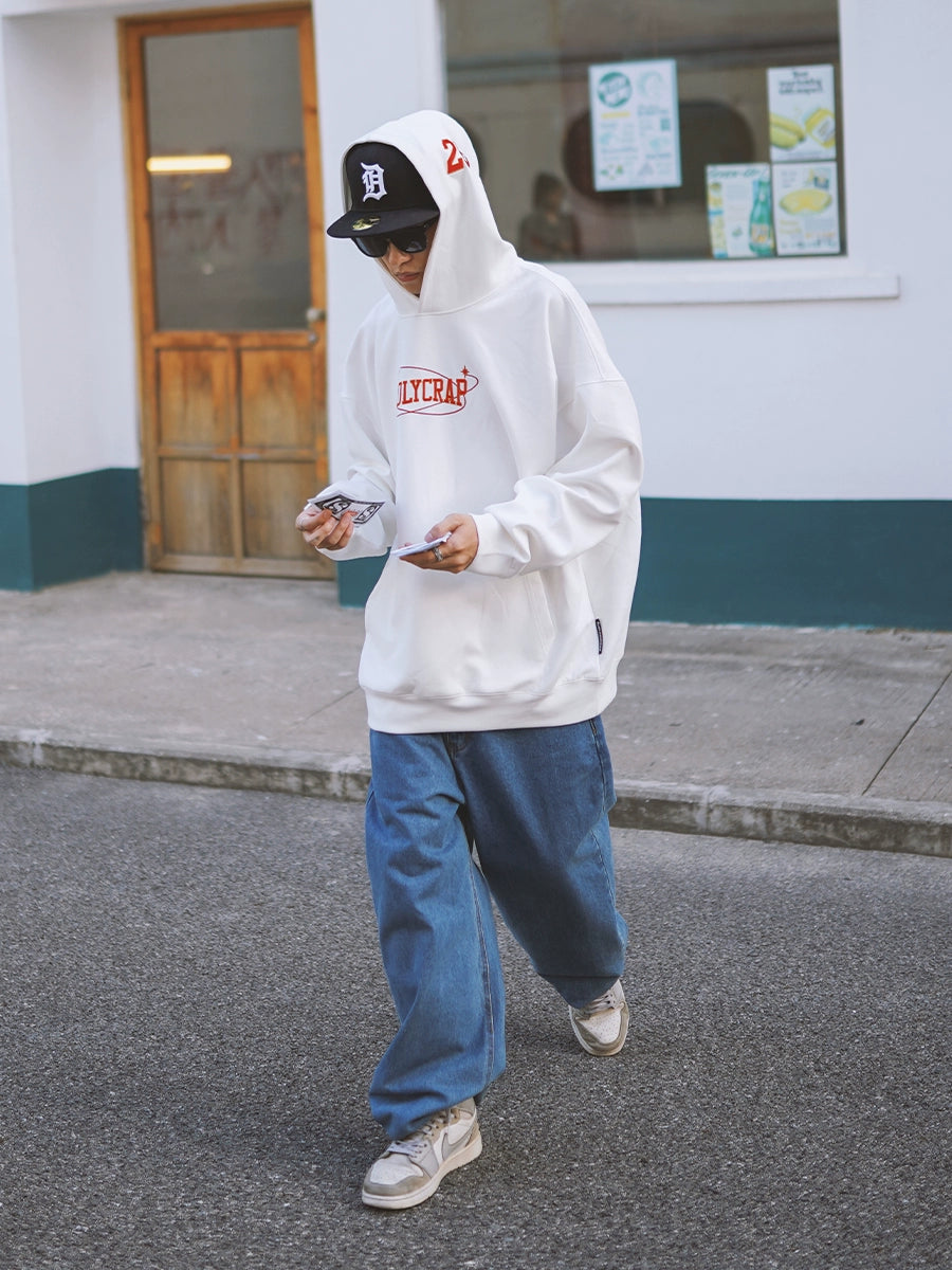 Sweat à capuche surdimensionné unisexe Jersey Print 26