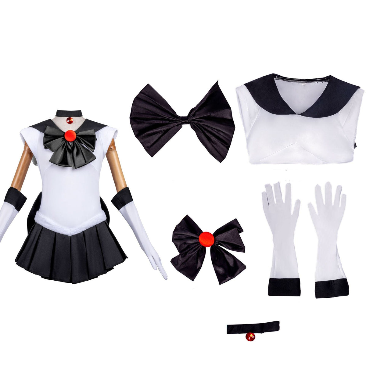 Halloween Sailor-Style Anime Cosplay Costume