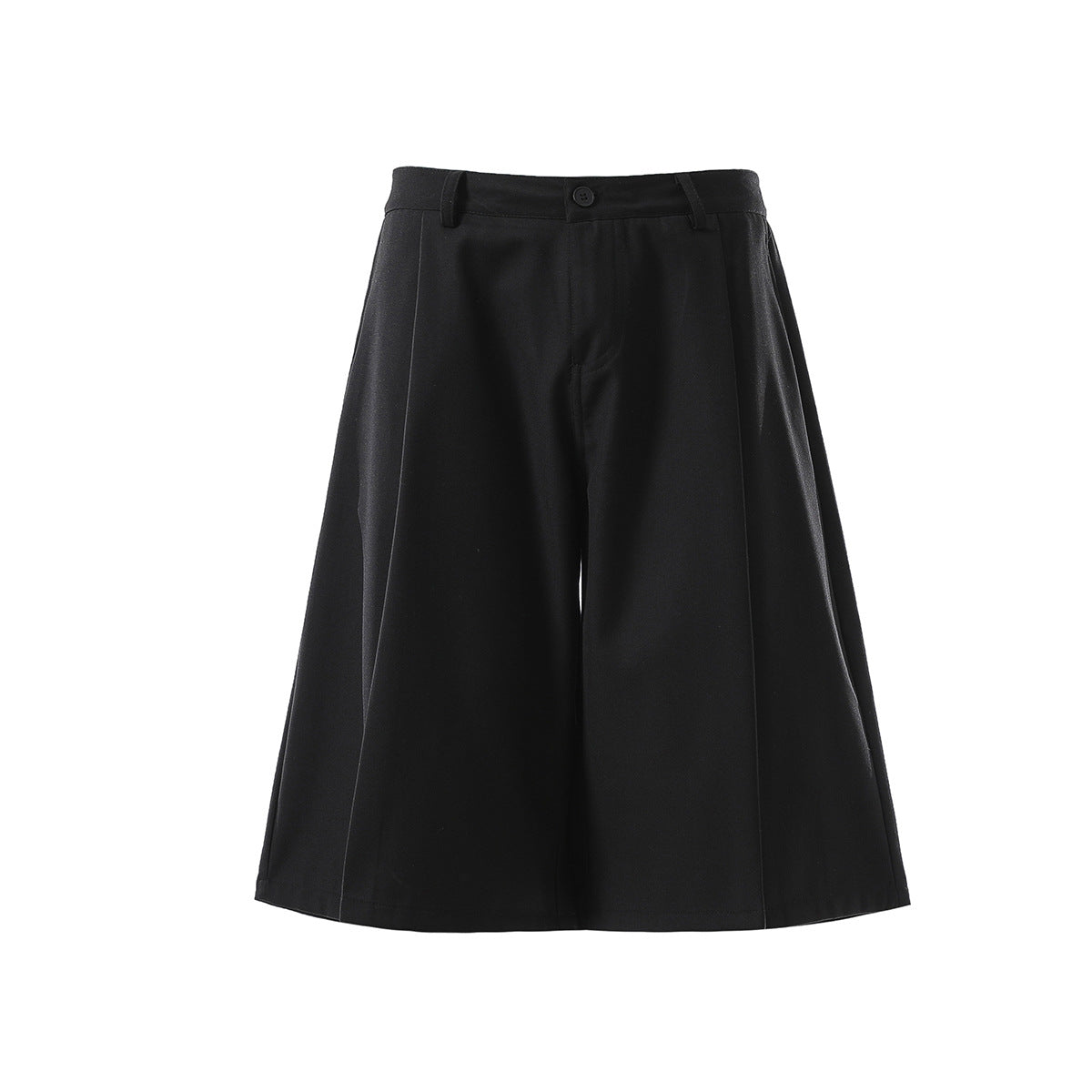 Pleats Cropped Pants