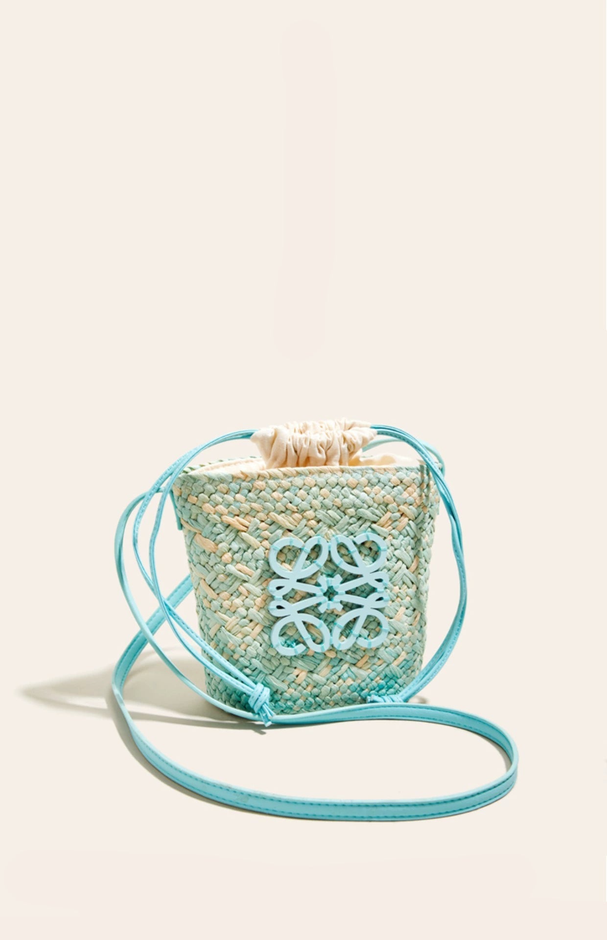 French Rattan Straw Vacation Bag