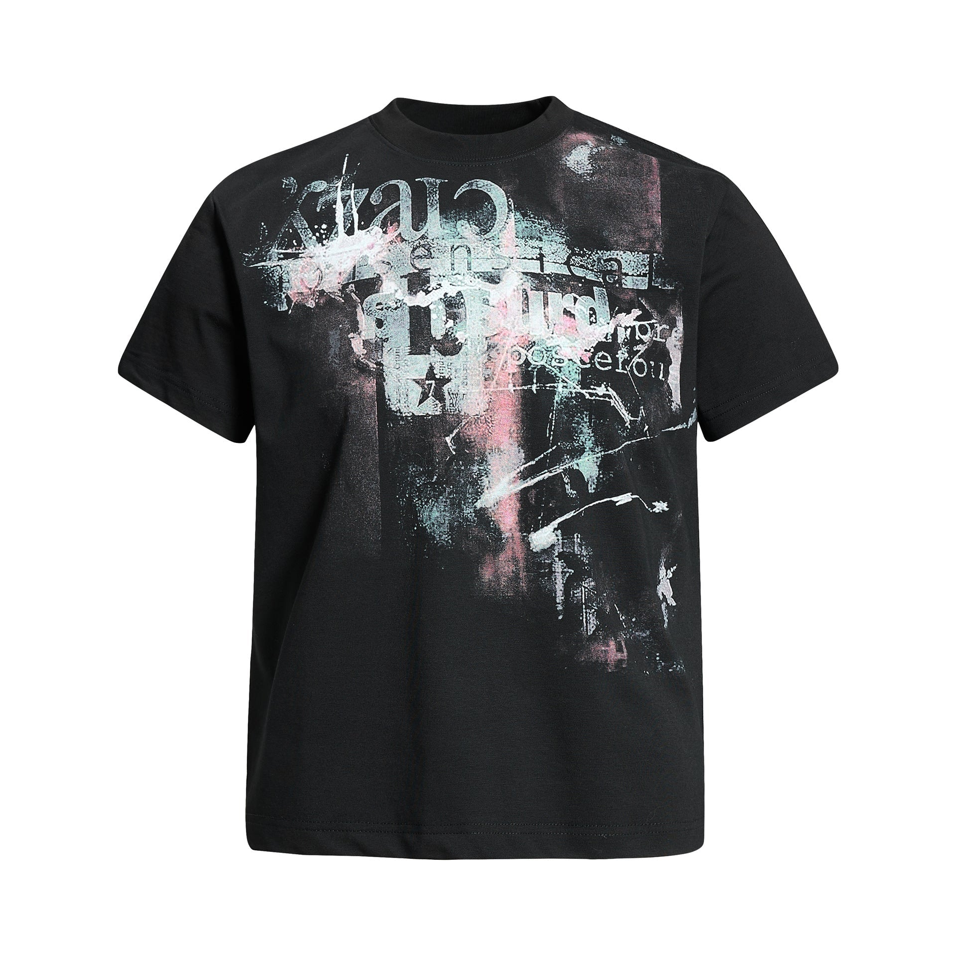 Paint Graphic Art Print Short Sleeve T-Shirt