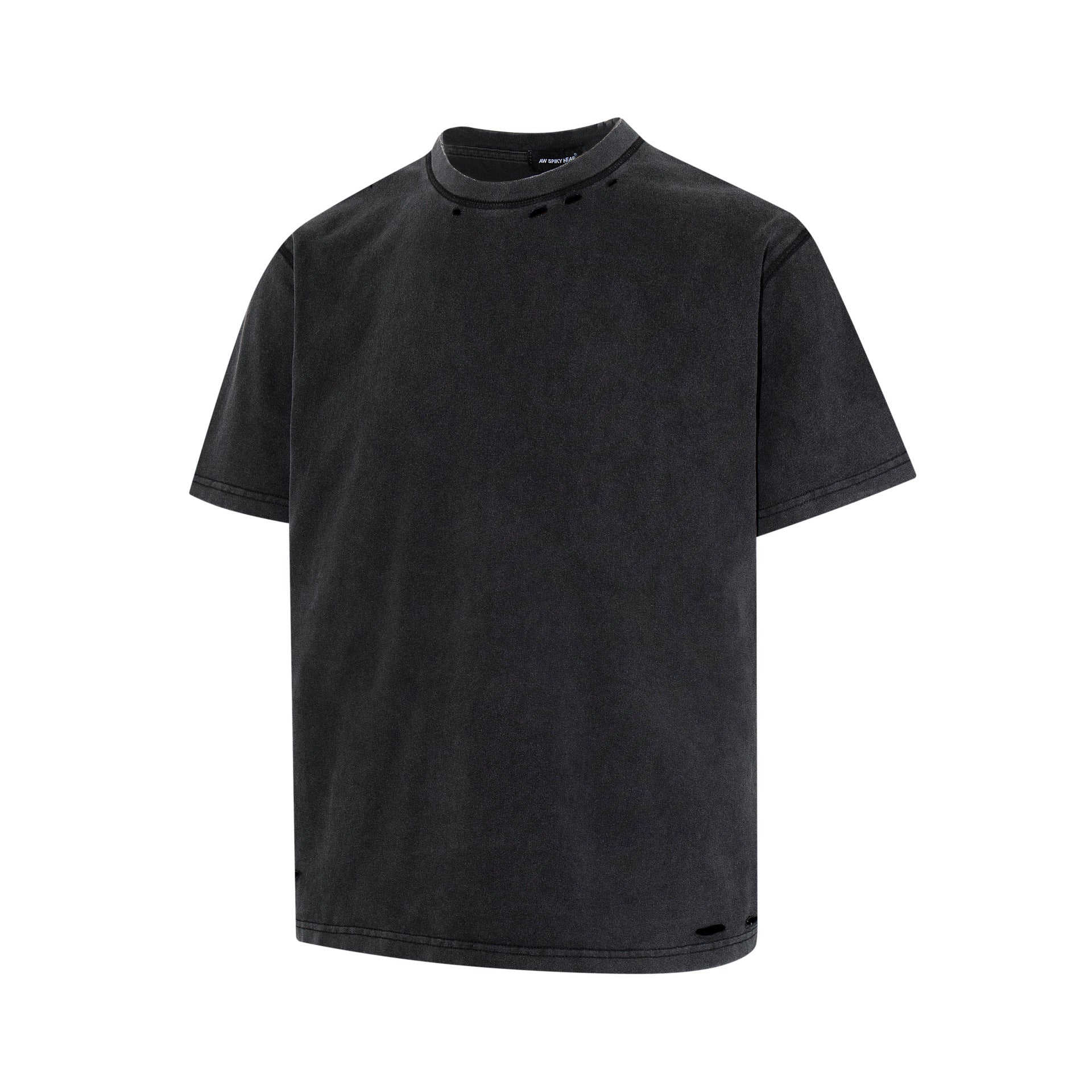 Washed Damage Short Sleeve T-Shirt