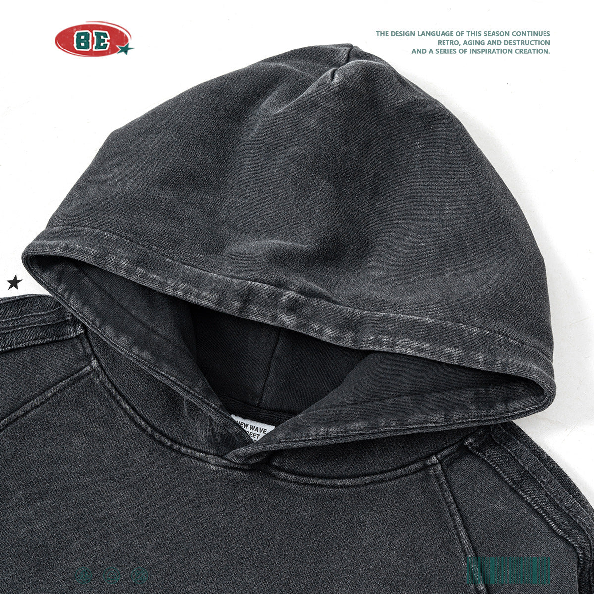 Oversize Water Washed Hoodie