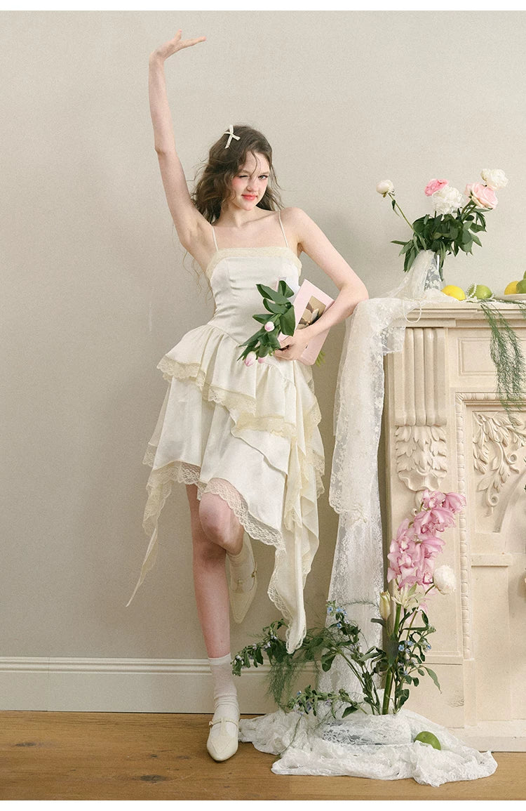 Irregular Hem Length Camisole Dress