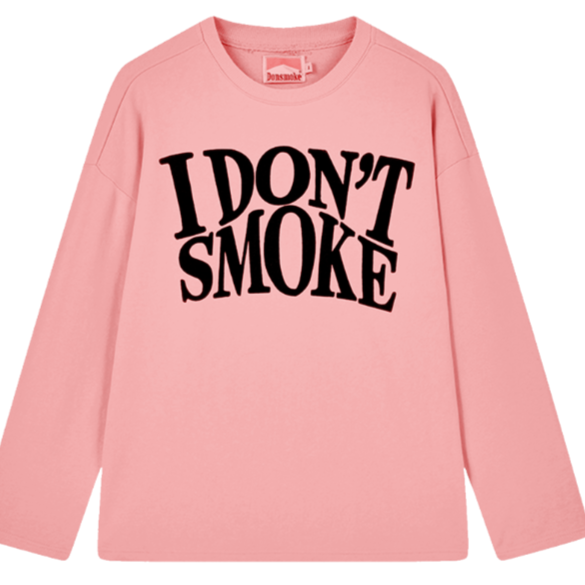 Oversize Cotton Long Sleeve Round Neck Sweatshirt