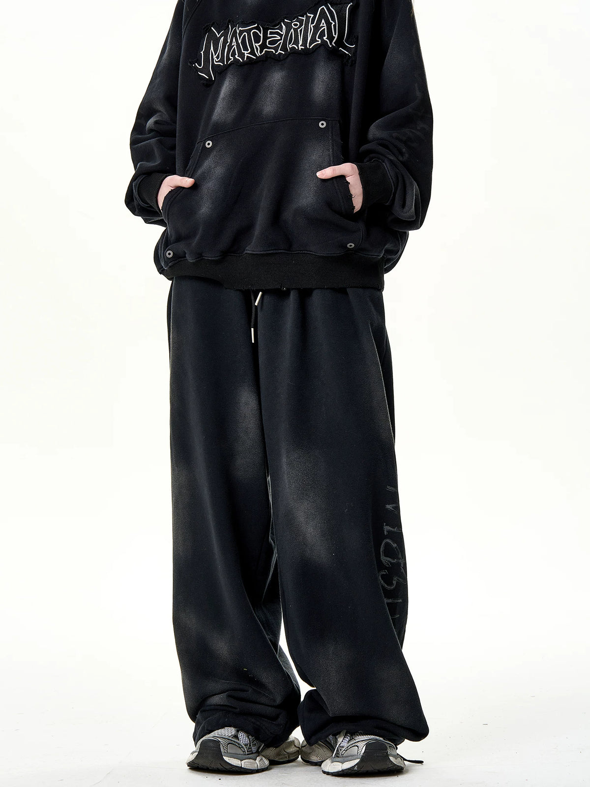 Washed Wide Leg Sweatpants