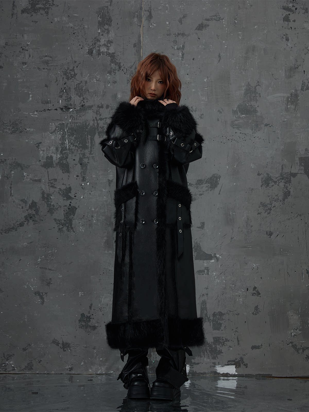 Heavy Thickened Fake Fur Shearling Coat