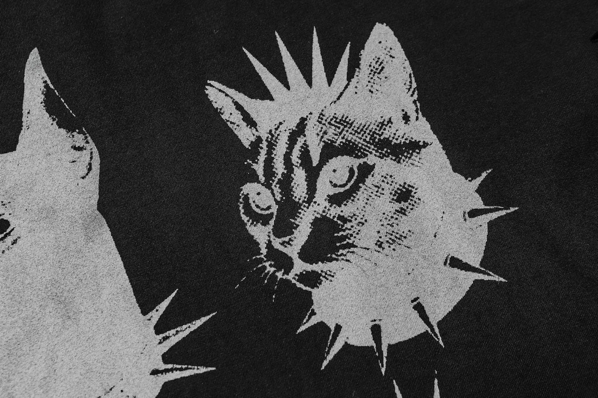 Damage Animal Print Short Sleeve T-Shirt