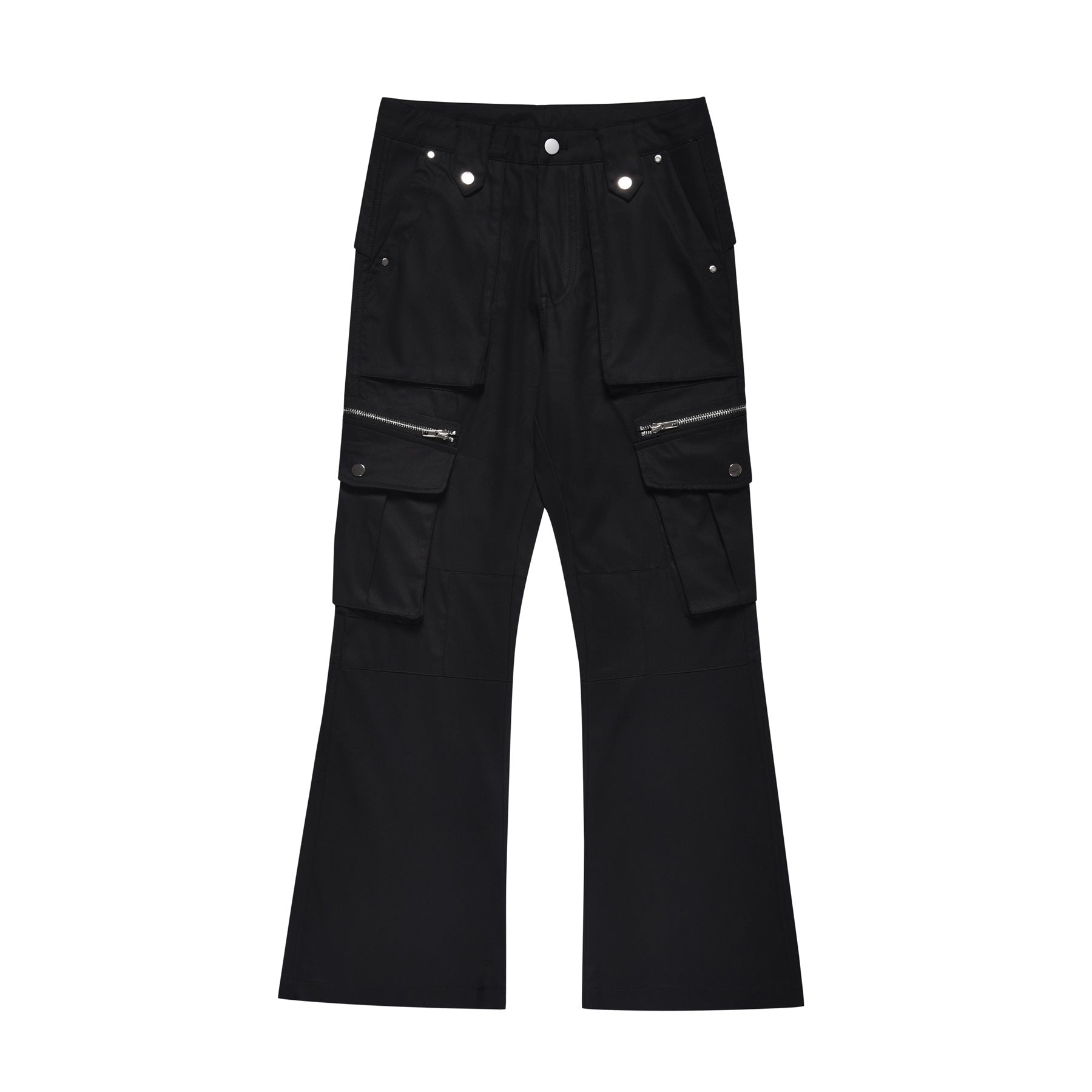 Zip Pocket Wide Leg Cargo Pants
