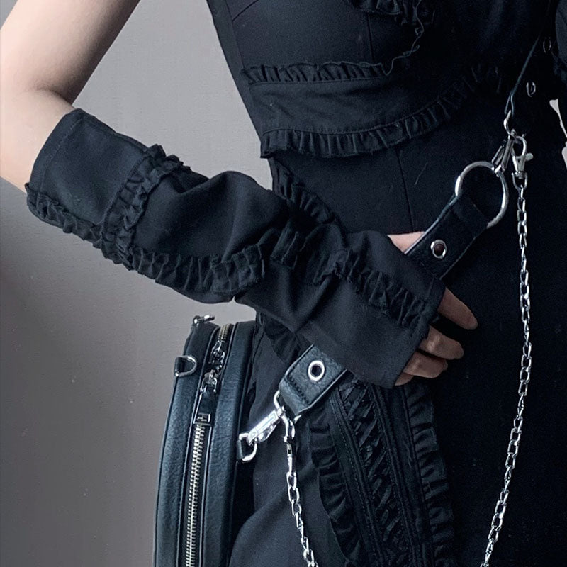 Cross Lace Arm Warmers