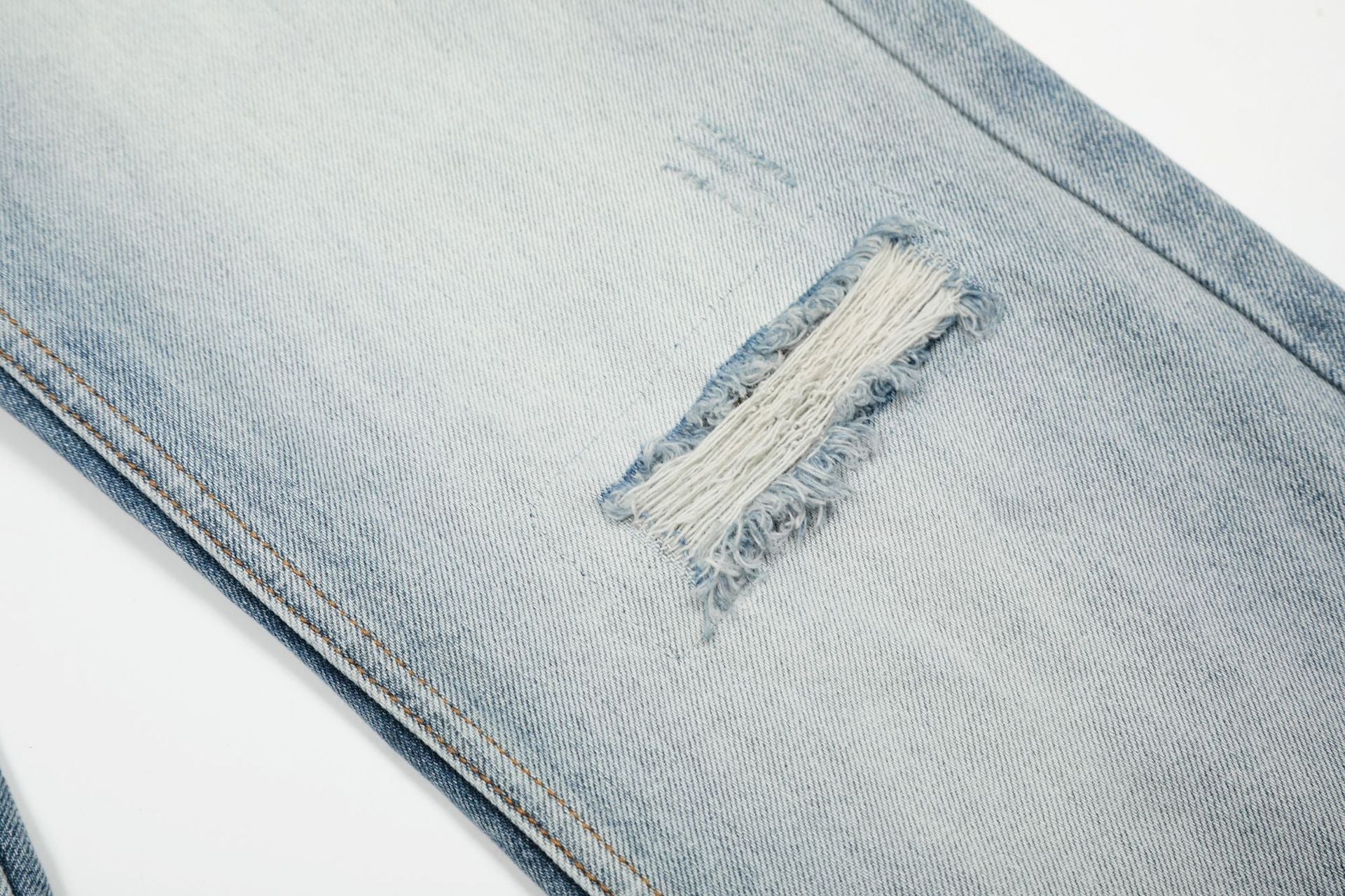 Washed Damage Flare Denim Jeans