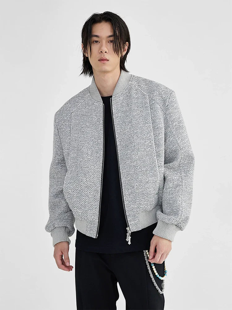 Jacquard Zipper Jacket