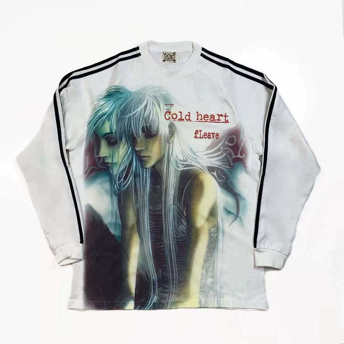 Heavyweight Y2k Video Game Character Print Long Sleeve T-Shirt