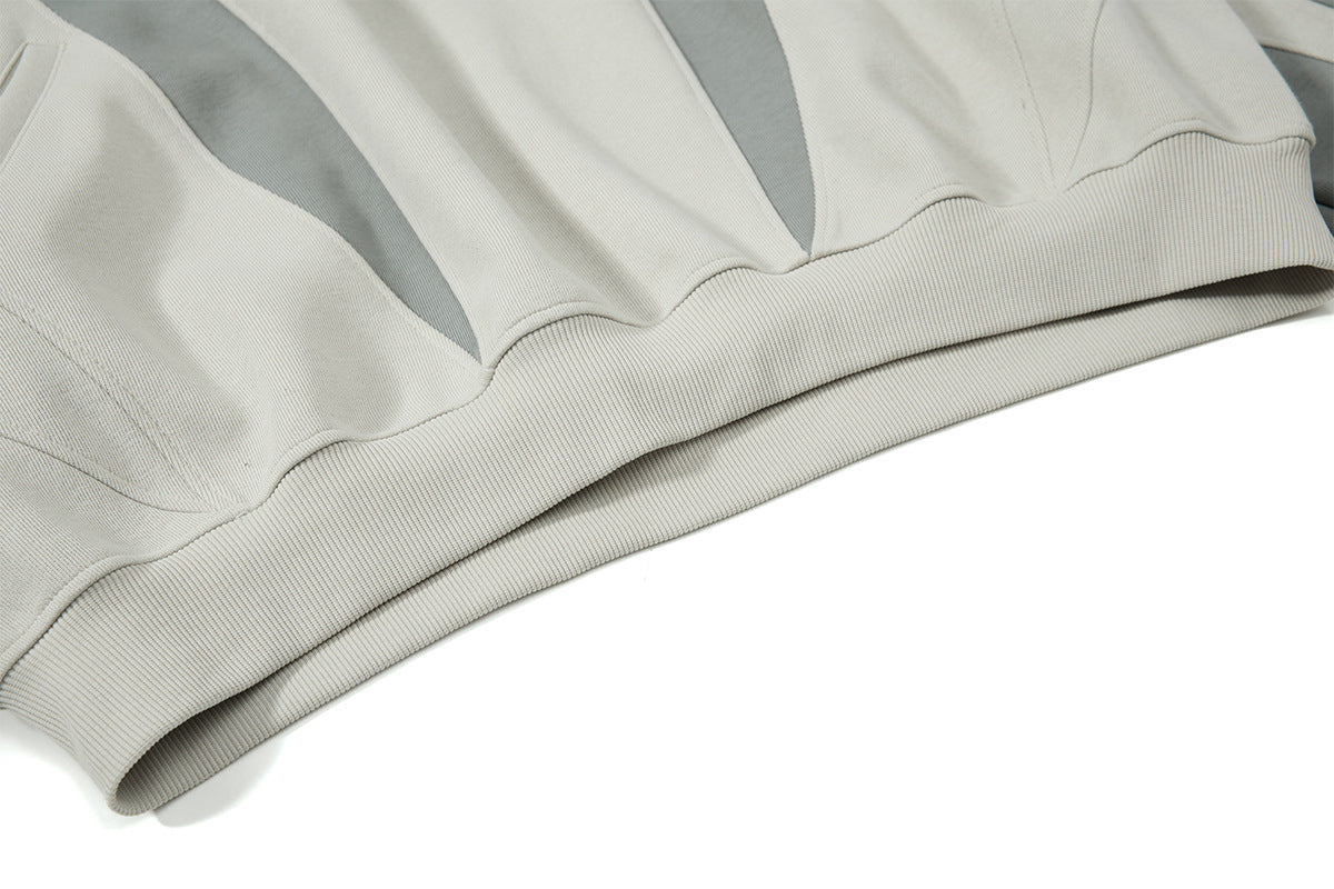 Panel Raglan Design Hoodie