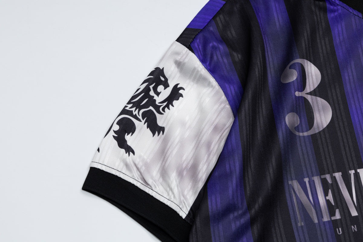 Striped Polo Collar Sporty Short Sleeve T-Shirt