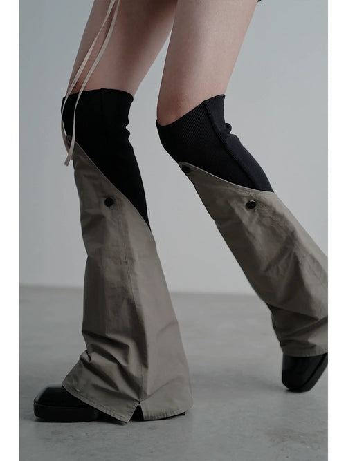 Functional Short Pants And Leg Sleeve - Green / S