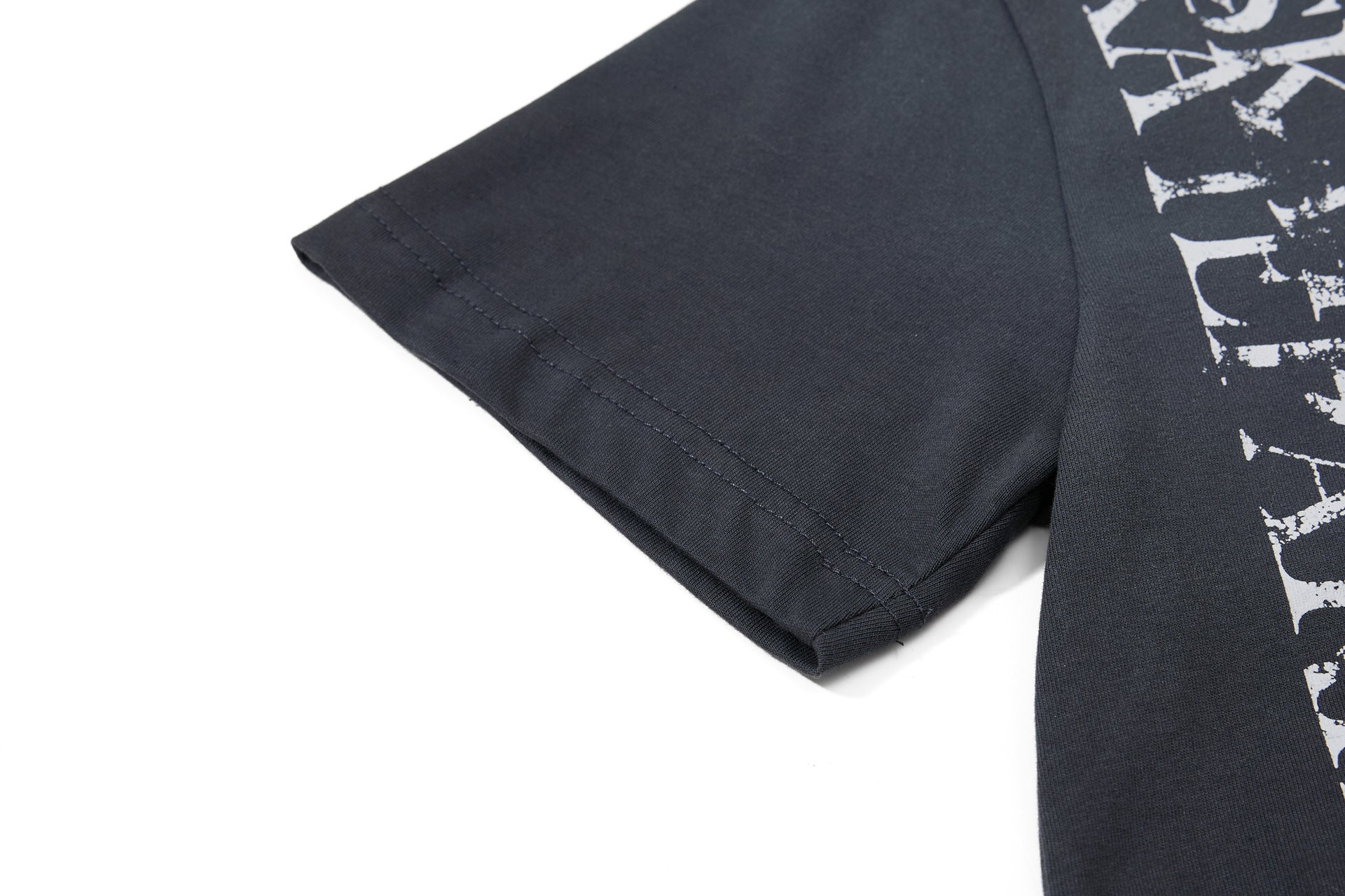 Band Print Short Sleeve T-Shirt
