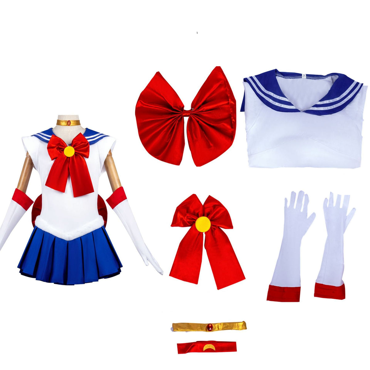 Halloween Sailor-Style Anime Cosplay Costume
