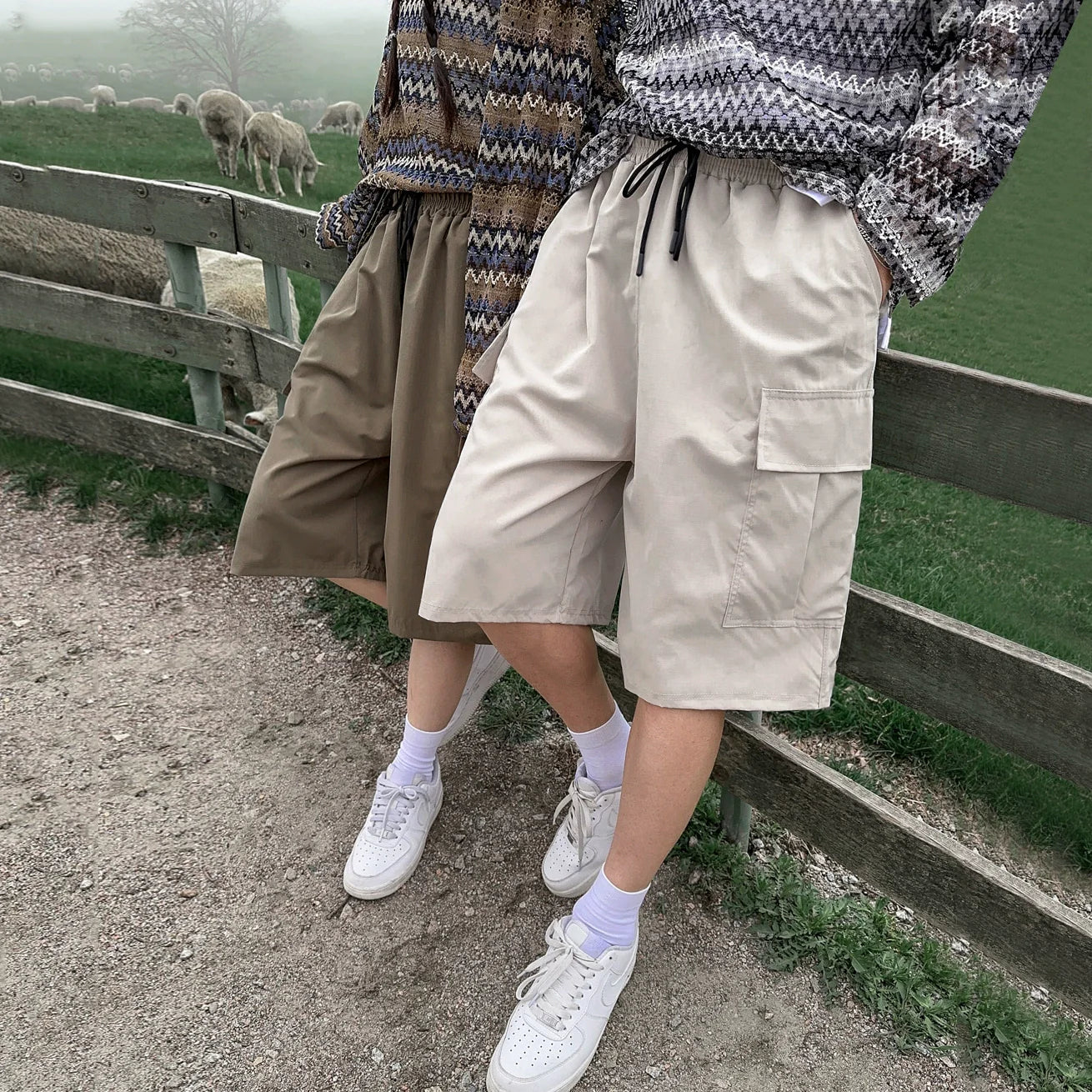 Wide Leg Cargo Short
