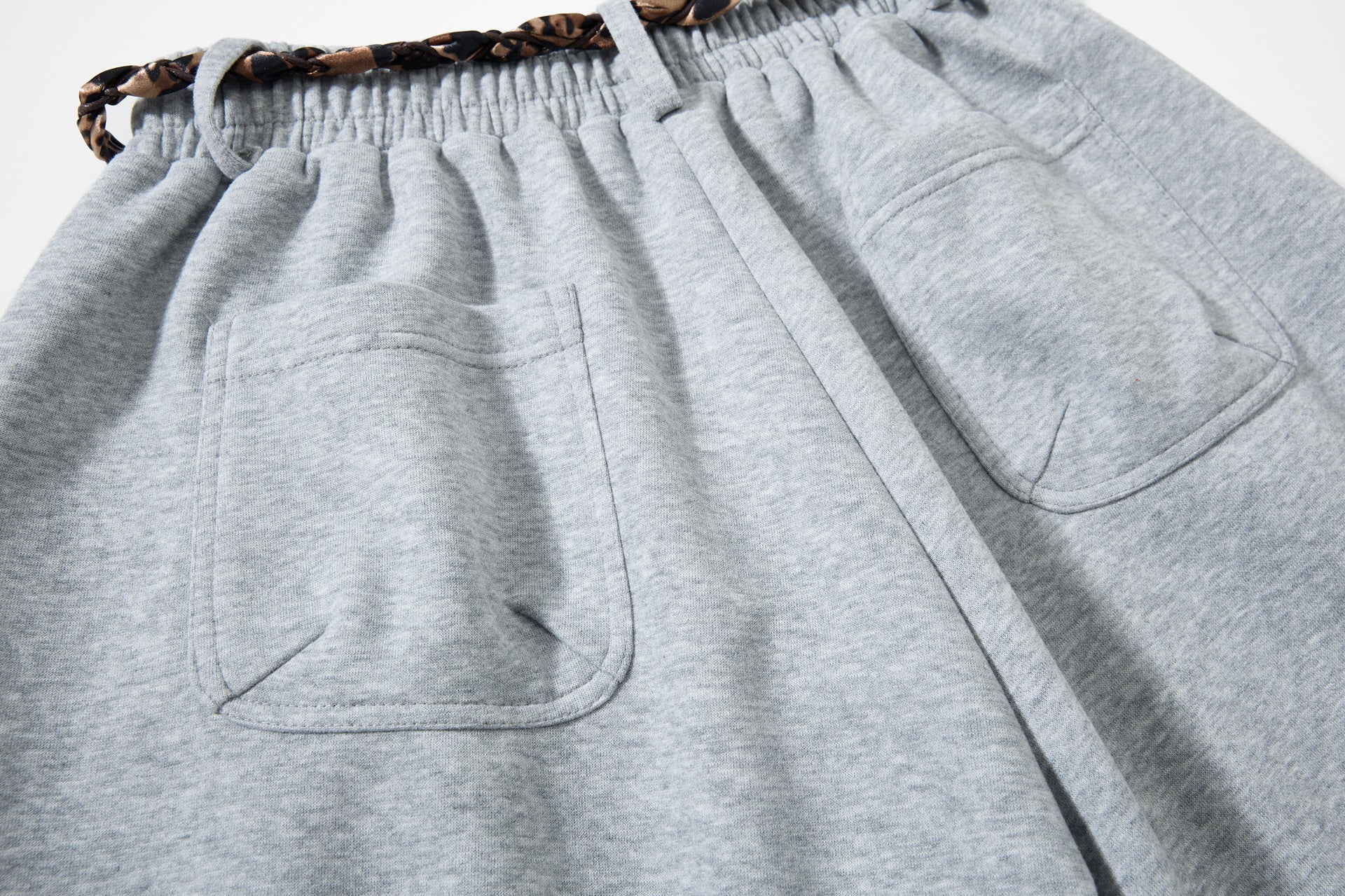 Sporty Curved Wide Leg Pants