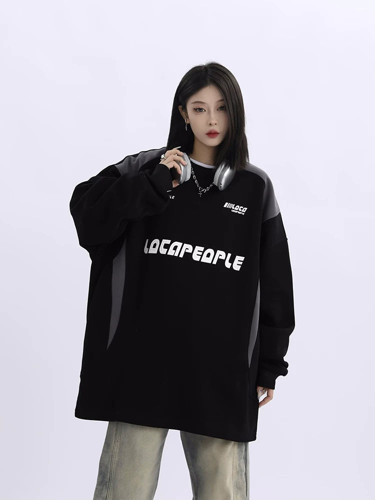 Oversized Round-Neck Sweatshirt