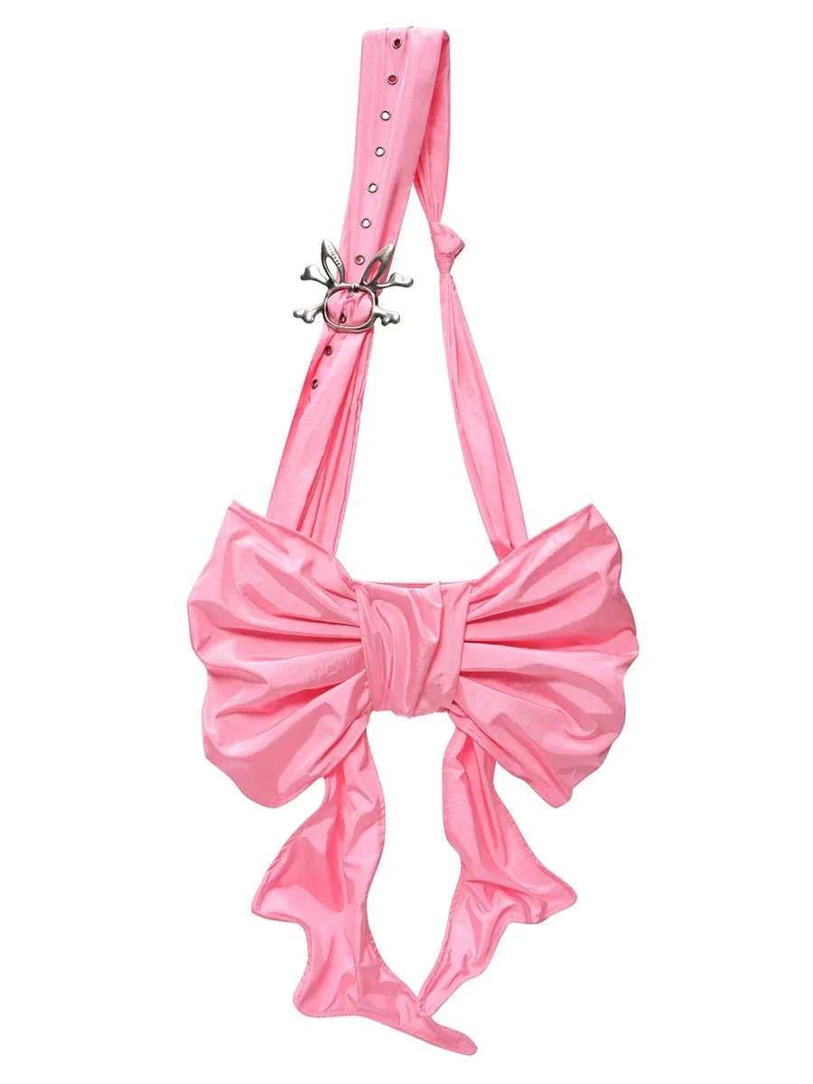 Bolso bandolera ligero con lazo