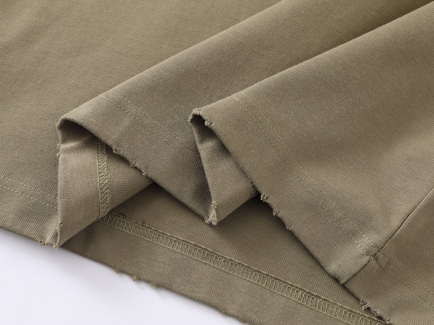 Heavyweight Washed Damage Short Sleeve T-Shirt