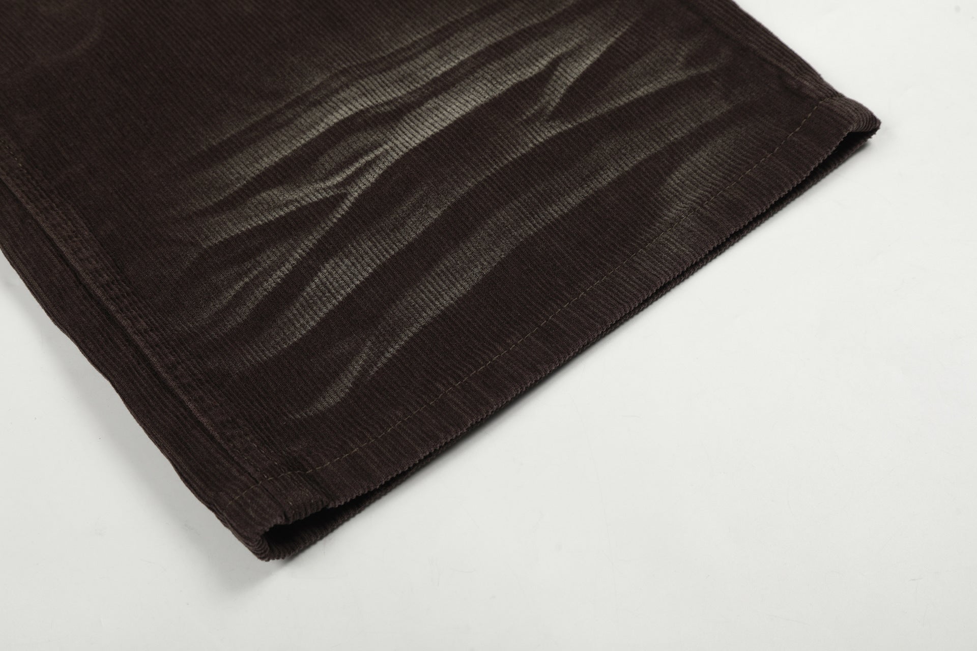 Washed Corduroy Straight Pants