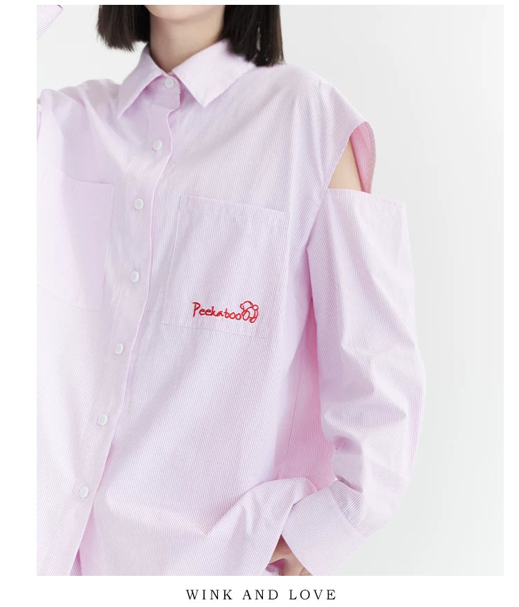 Oversize-Langarmshirt mit Schlitz & Shorts-Set