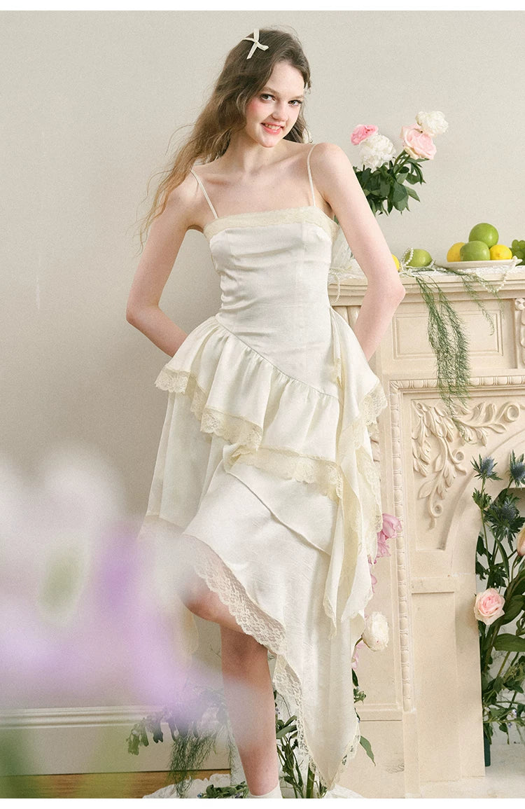 Irregular Hem Length Camisole Dress