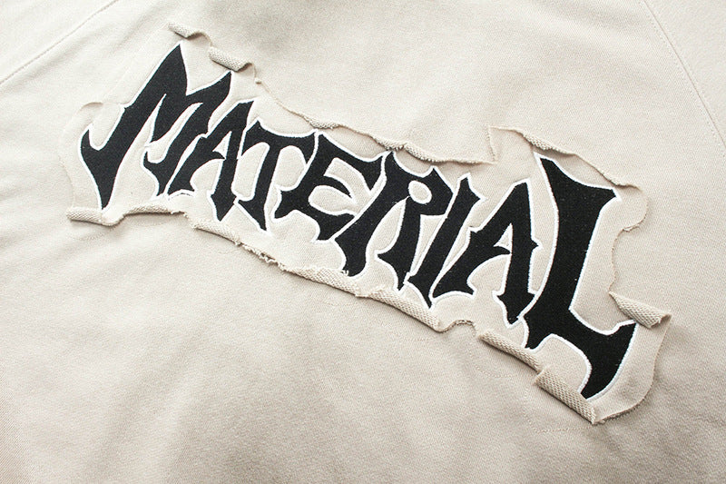 Dirty Washed Logo Print Sweatshirt