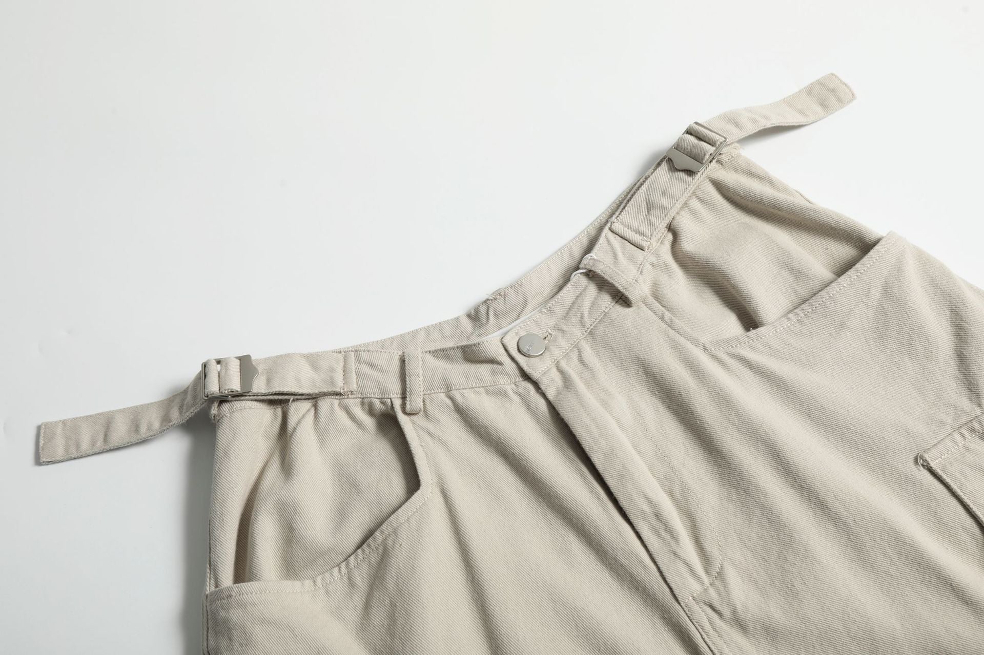 Multi-Pocket Straight Short Cargo Pants