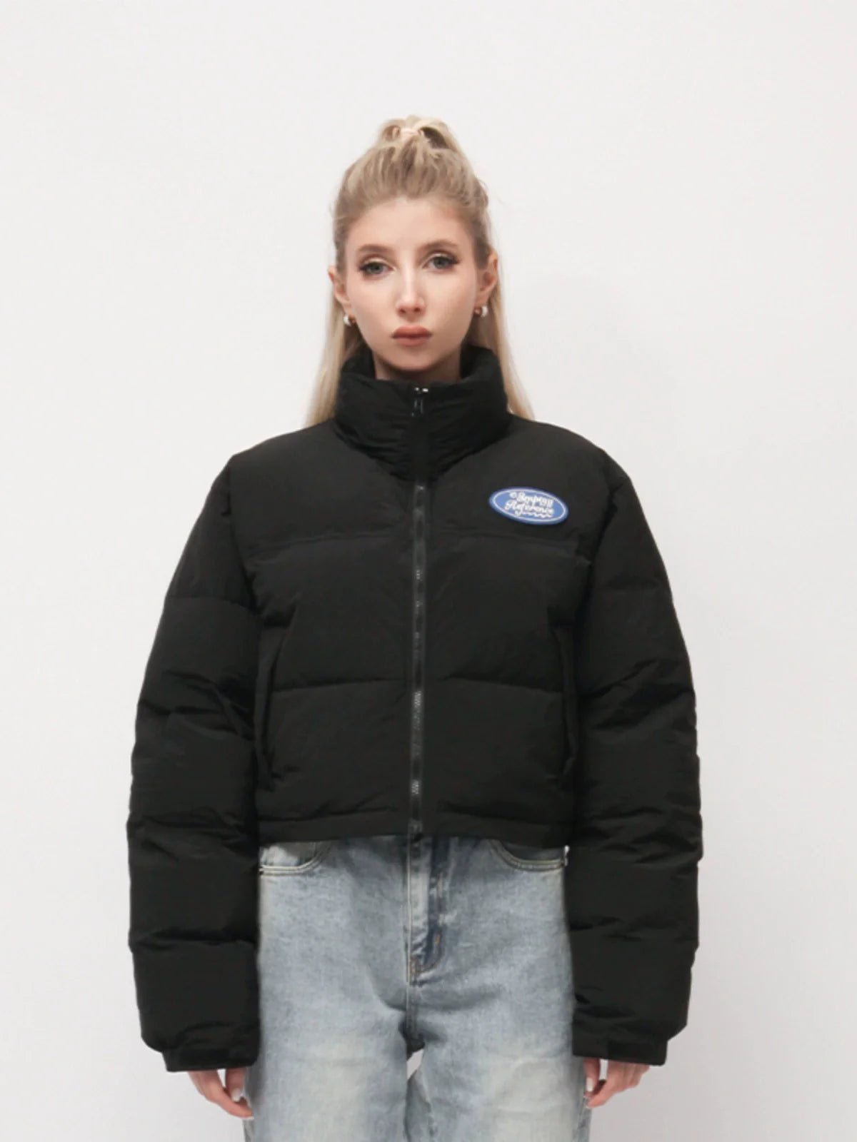 Retro Luxe Layered Puffer Jacket