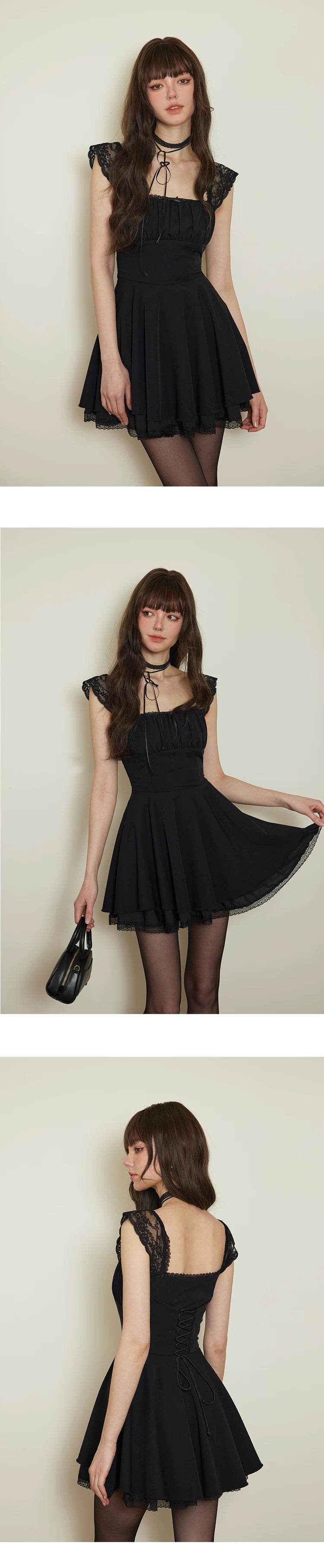 Race Design Short Dress