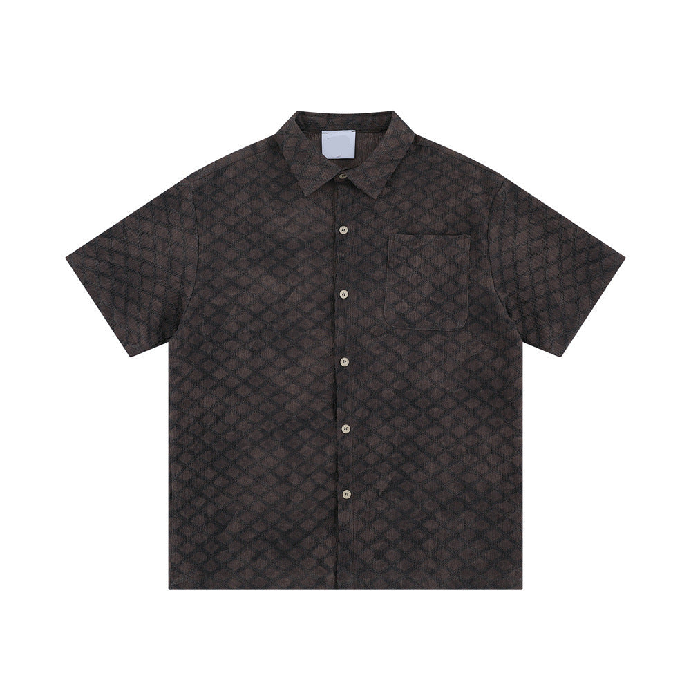 Vintage Diamond Checkered Shirt - MADXMARX