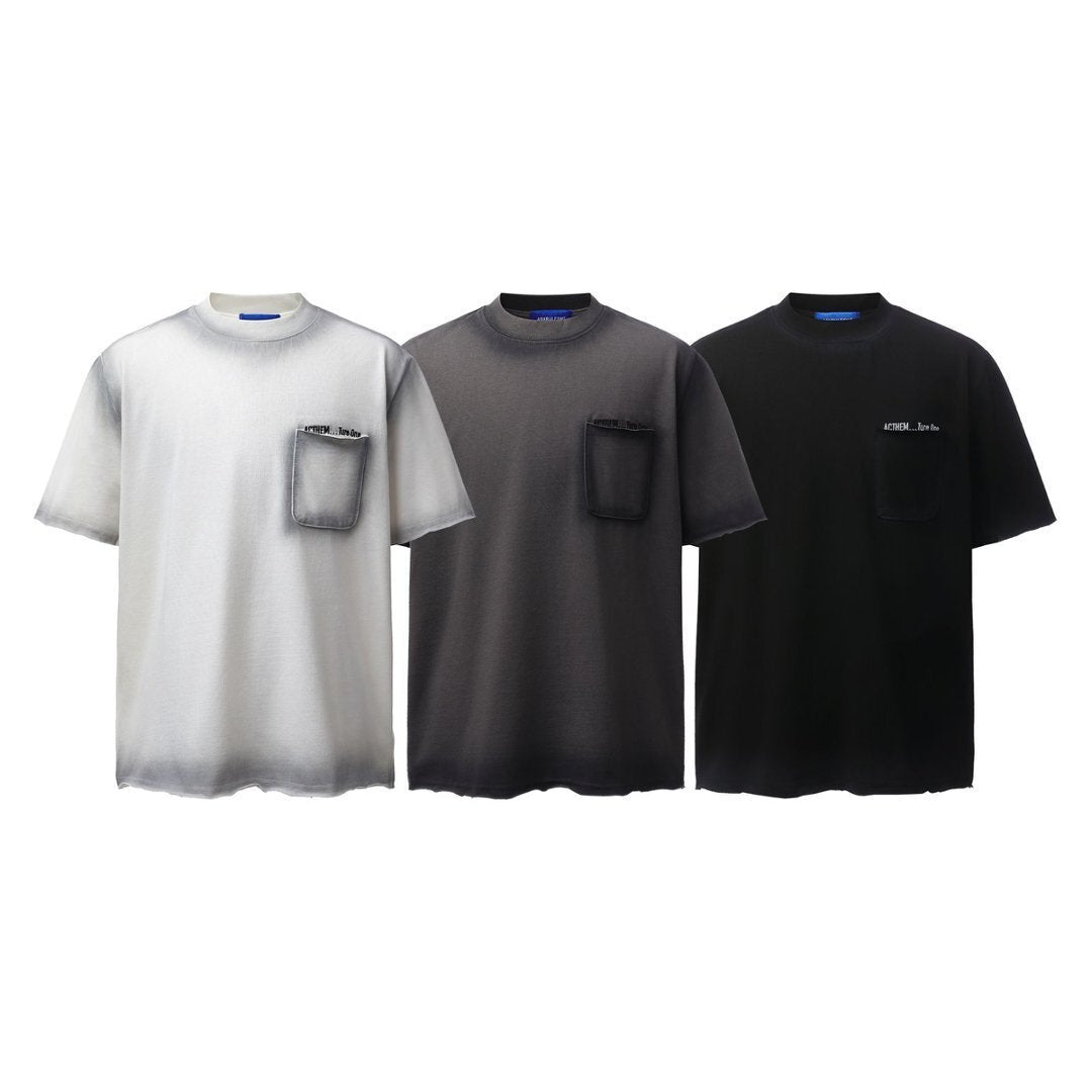 Heavyweight Dirty-Dye Oversize Short Sleeve T-Shirt