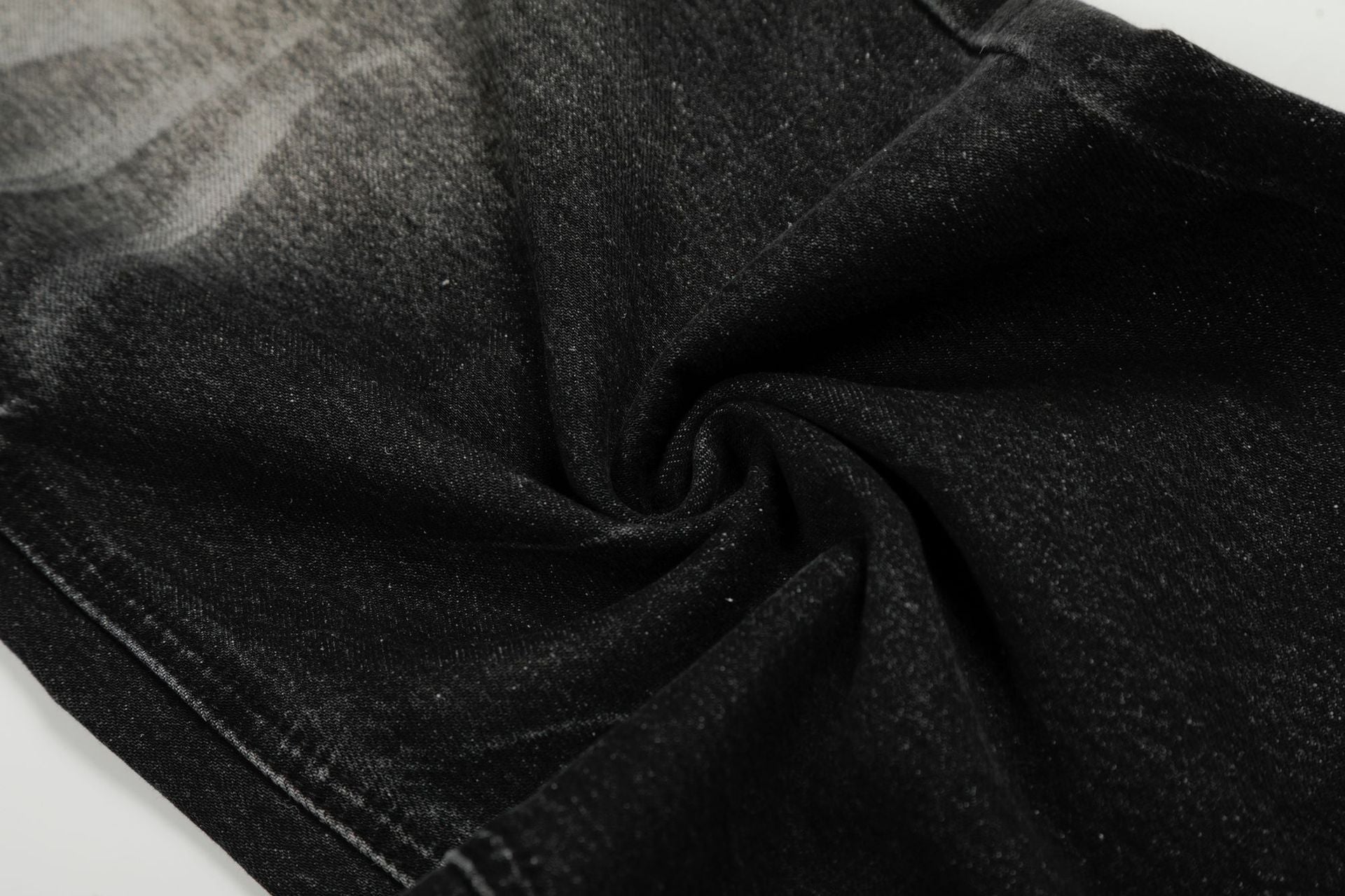 Washed Whiskers Flare Denim Jeans