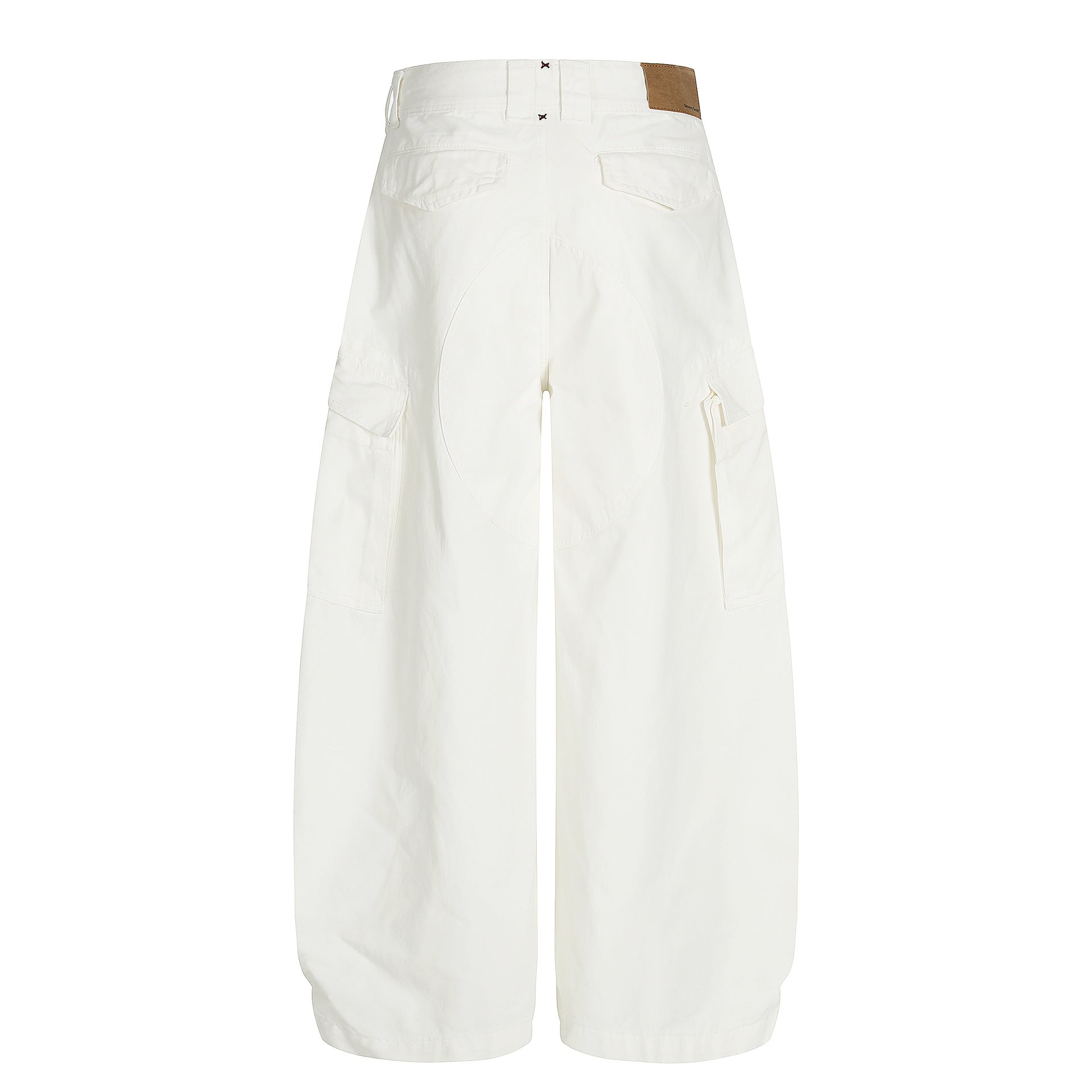 Drawstring Cargo Wide Leg Pants