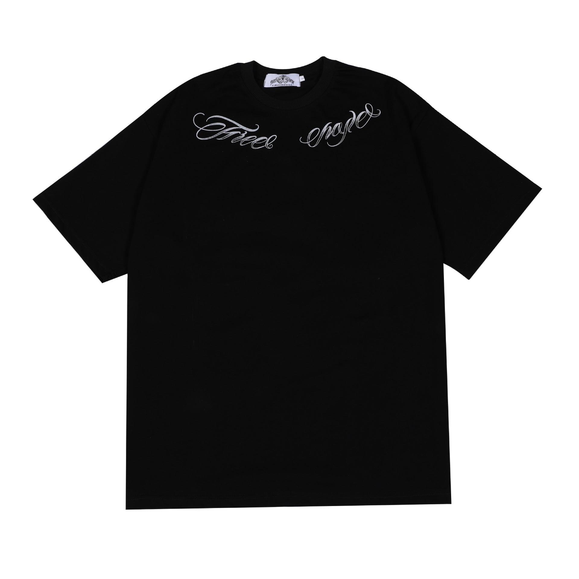 HipHop Neckline Print T-shirt - MADXMARX